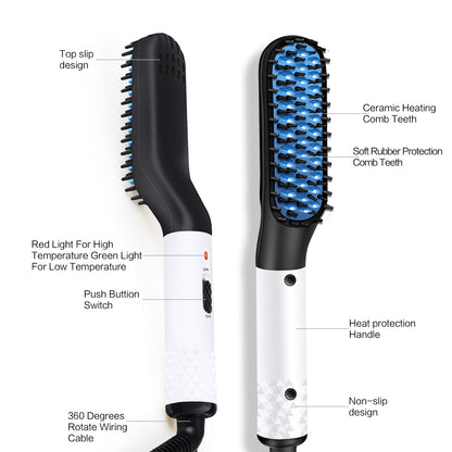 Multifunctional Hair Straightener Brush