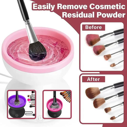 Portable Electric Makeup Brush Cleaner
