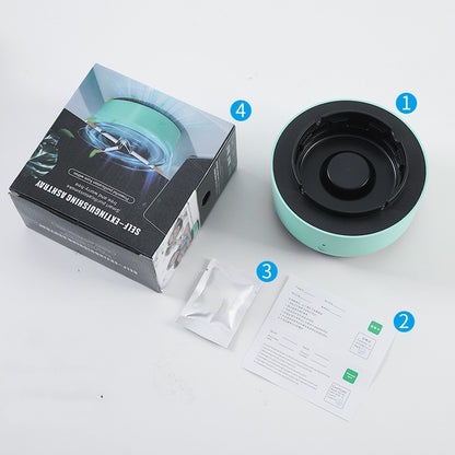 Portable Car Ashtray with Smoke & Air Purification Anion Automatic Purifier