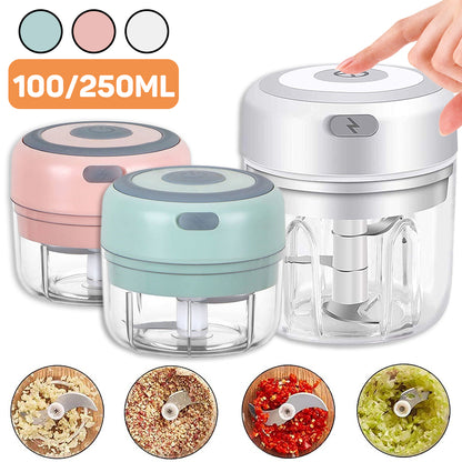 Mini USB Electric Garlic Chopper & Veggie Crusher
