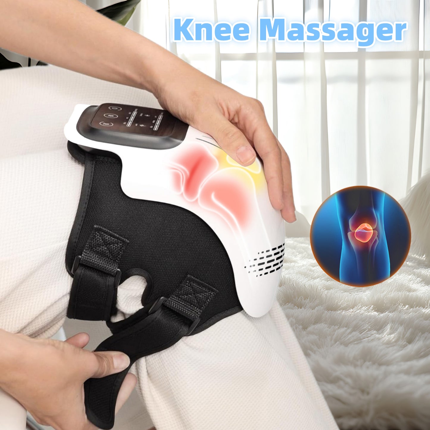 Electric Heated Kneading Knee Massager
