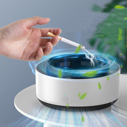 Portable Car Ashtray with Smoke & Air Purification Anion Automatic Purifier