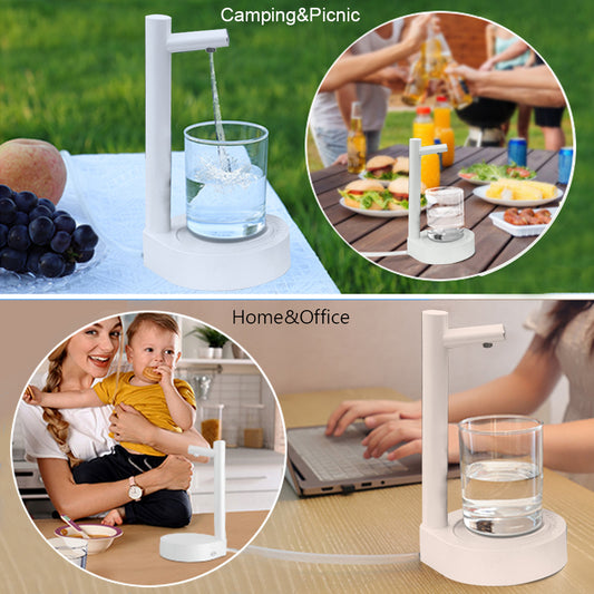 Desk Water Bottle Dispenser Automatic & Rechargeable